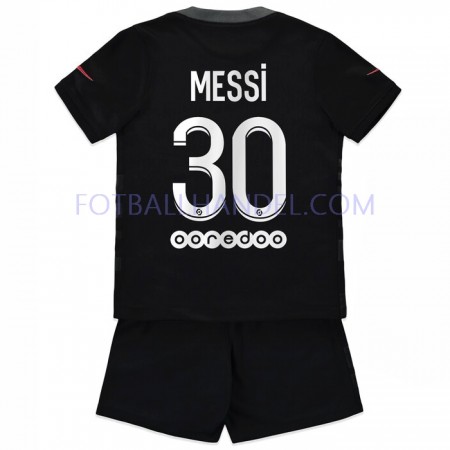 Barn Fotballdrakter Paris Saint-Germain Lionel Messi 30 Tredje 2021-22 Kortermet